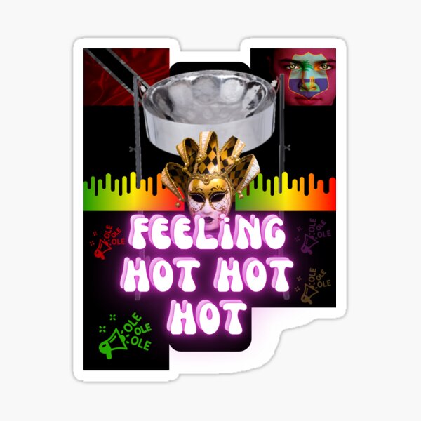 West Indies Caribbean Steelpan Steeldrum Steelband #009 Sticker