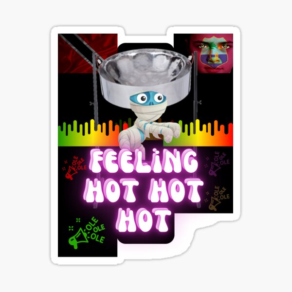 West Indies Caribbean Steelpan Steeldrum Steelband #011 Sticker