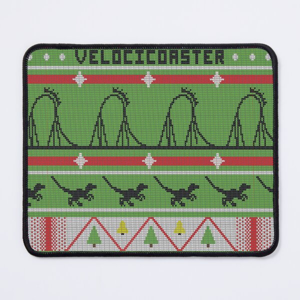 Item preview, Velocicoaster Ugly Christmas Sweater designed and sold by Thrilltography.