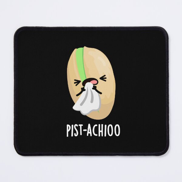 Item preview, Pist-achioo Sneezing Nut Funny Pistachio Puns (Dark BG) designed and sold by punnybone.