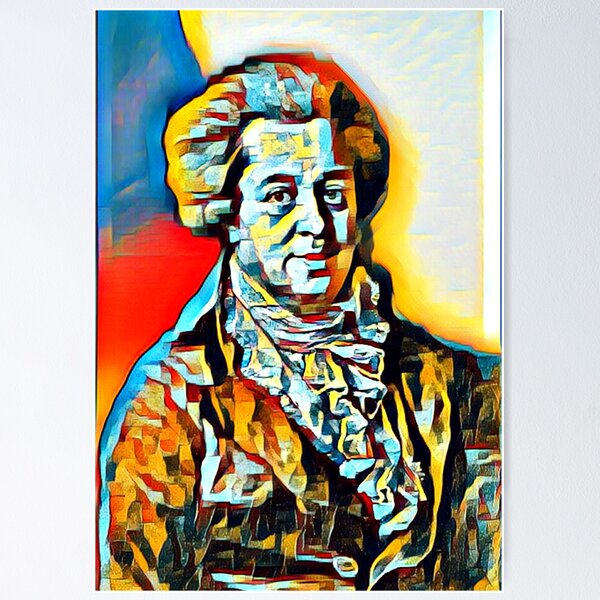 Vista previa del artículo con la obra «Ilustraciones de Mozart | Retrato de Mozart | Arte de la pared de Mozart», diseñado y vendido por Suyogsonar25.