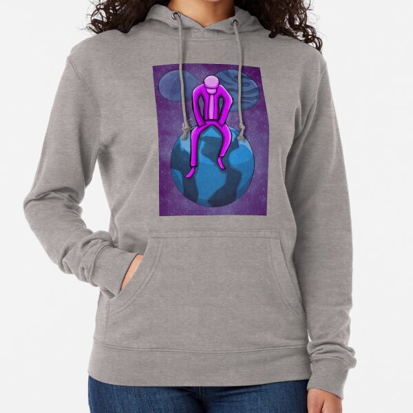 Top Of The World (Pink and Blue Full) Lightweight Hoodie