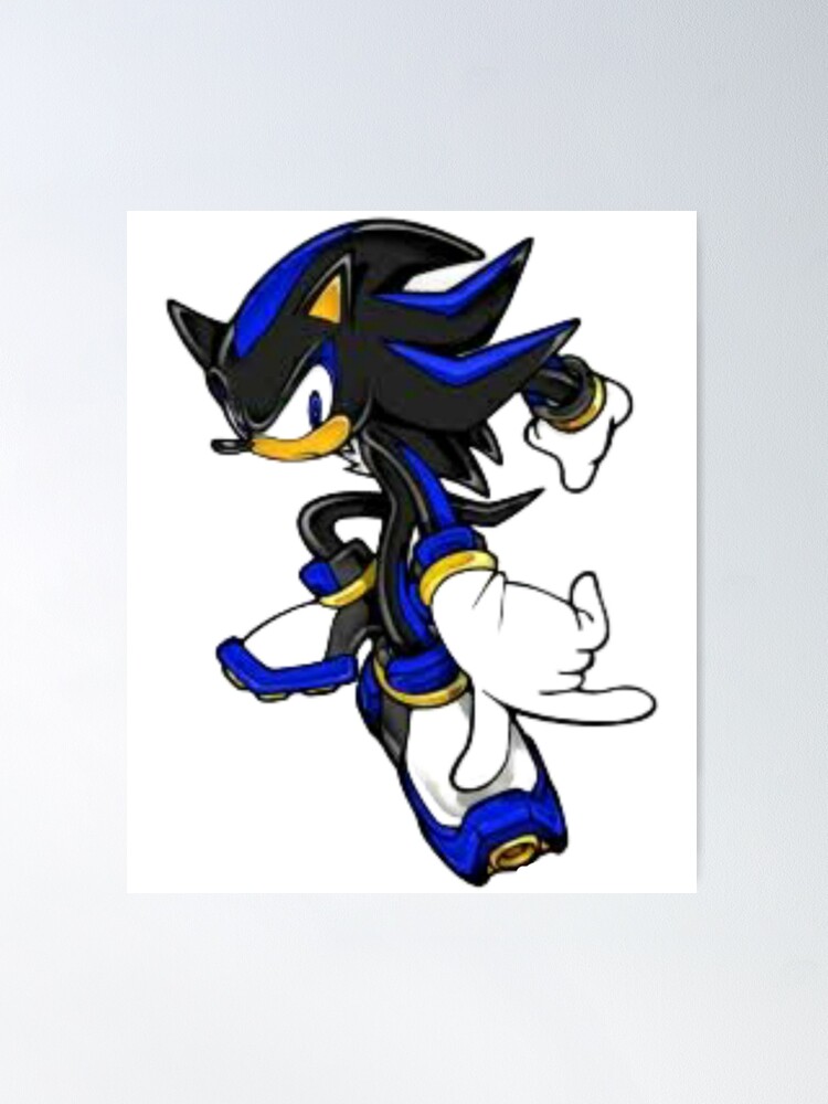 Shadow the Hedgehog (Glow Version) Poster for Sale by