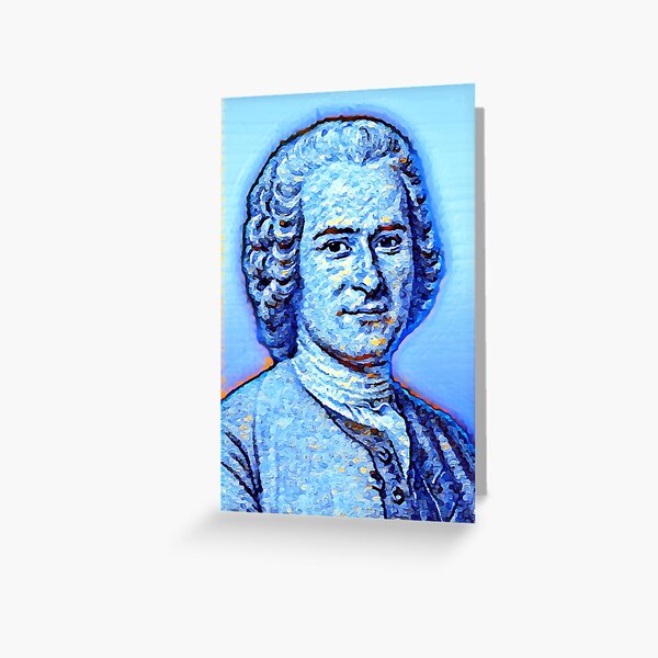 Item preview, Jean-Jacques Rousseau Artwork | Jean-Jacques Rousseau Portrait | Jean-Jacques Rousseau Wall Art  designed and sold by Suyogsonar25.