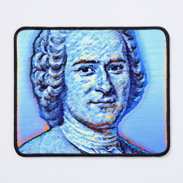 Item preview, Jean-Jacques Rousseau Artwork | Jean-Jacques Rousseau Portrait | Jean-Jacques Rousseau Wall Art designed and sold by Suyogsonar25.