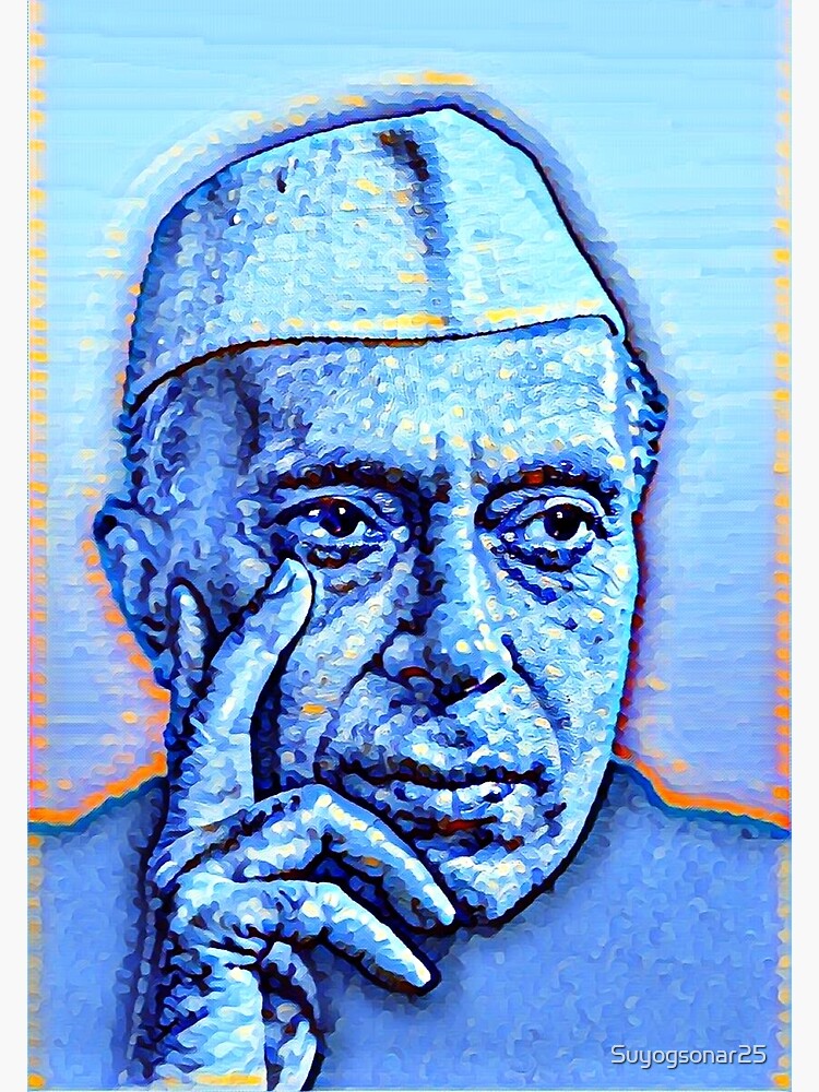 How to draw Pandit Jawaharlal Nehru face sketch drawing step by step | Face  sketch, Pencil sketch images, Draw on photos