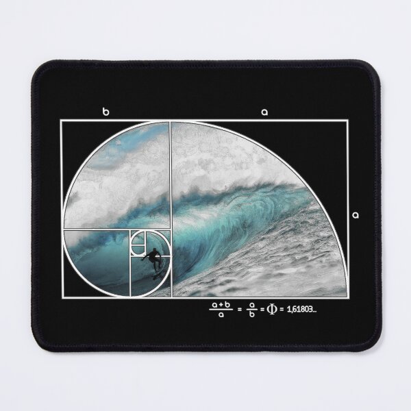Item preview, Fibonacci Surf Wave designed and sold by maryedenoa.
