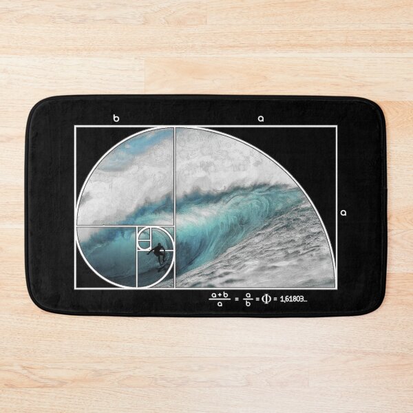 Item preview, Fibonacci Surf Wave designed and sold by maryedenoa.