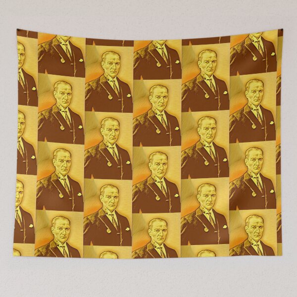 Item preview, Mustafa Kemal Atatürk Artwork | Mustafa Kemal Atatürk Portrait | Mustafa Kemal Atatürk Wall Art  designed and sold by Suyogsonar25.