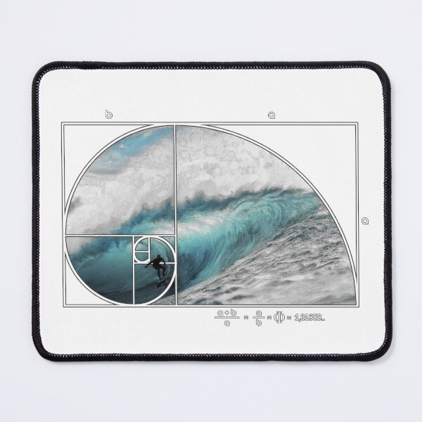 Item preview, Fibonacci Surf Wave designed and sold by maryedenoa.
