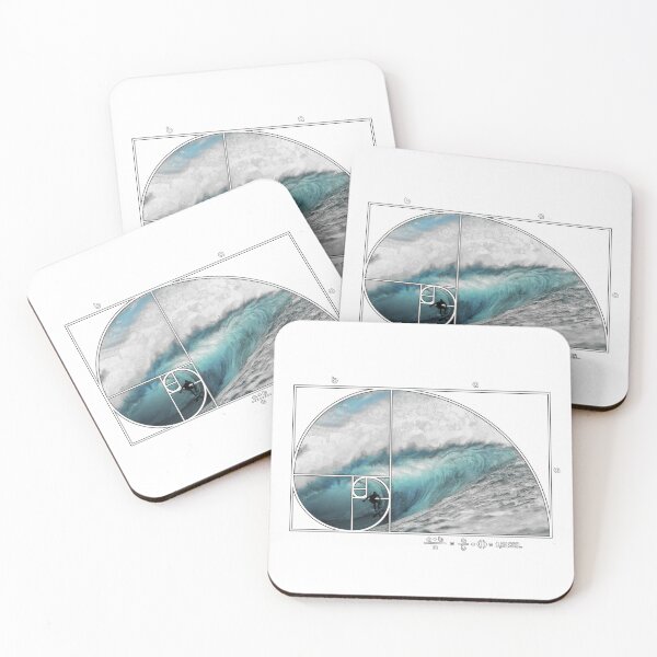 Item preview, Fibonacci Surf Wave designed and sold by maryedenoa.