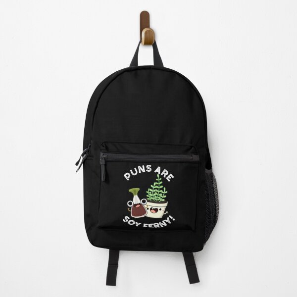 Item preview, Puns Are Soy Ferny Funny Soy Sauce Plant Puns (Dark BG) designed and sold by punnybone.