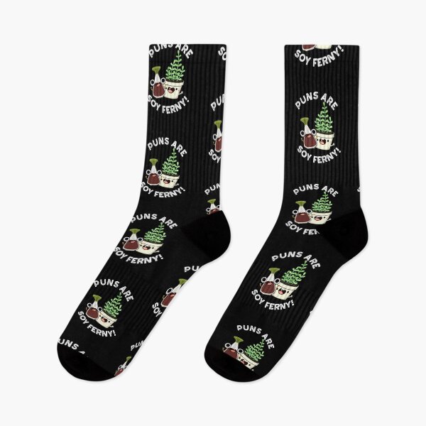 Item preview, Puns Are Soy Ferny Funny Soy Sauce Plant Puns (Dark BG) designed and sold by punnybone.