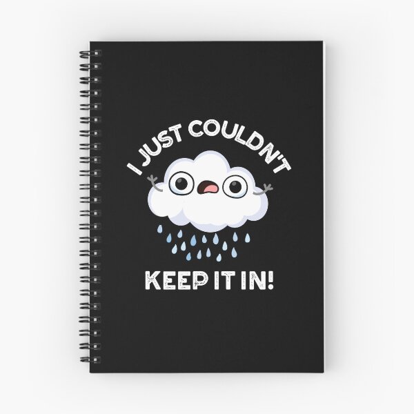 Item preview, I Just Couldn't Keep It In Funny Cloud Puns (Dark BG) designed and sold by punnybone.