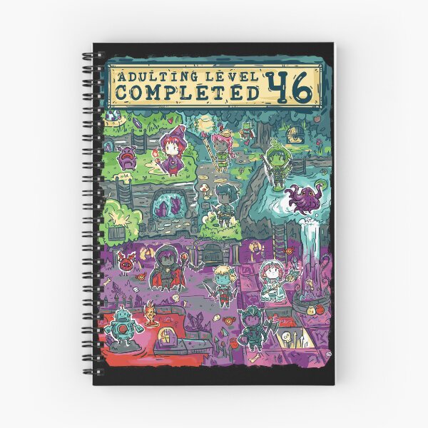 Item preview, Adulting Level 46 Completed Birthday Gamer designed and sold by norsedogstudio.