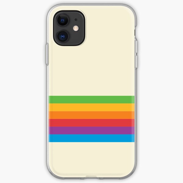 RETRO APPLE RAINBOW iPhone Soft Case