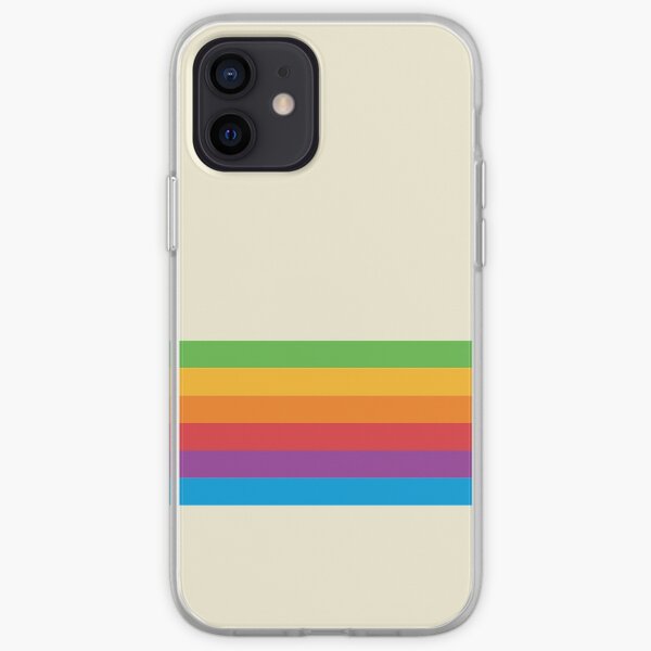 RETRO APPLE RAINBOW iPhone Soft Case