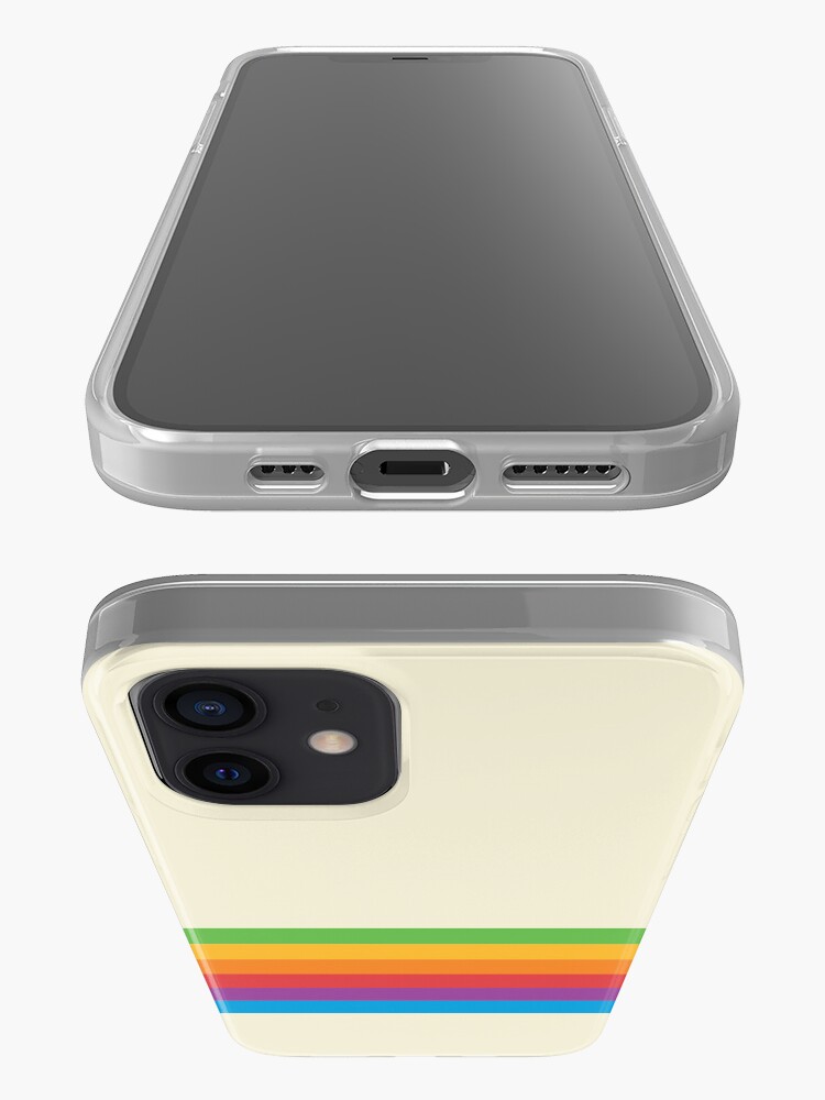 Alternate view of RETRO APPLE RAINBOW iPhone Case & Cover
