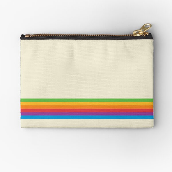 RETRO APPLE RAINBOW Zipper Pouch