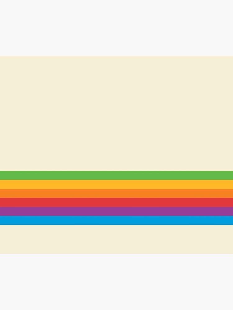 RETRO APPLE RAINBOW by 58mm