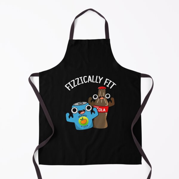 Item preview, Fizzically Fit Funny Fizzy Cola Puns (Dark BG) designed and sold by punnybone.
