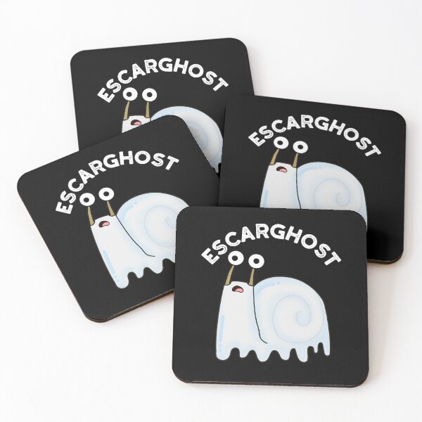 Item preview, Escarghost Funny French Ghost Snail Puns (Dark BG) designed and sold by punnybone.