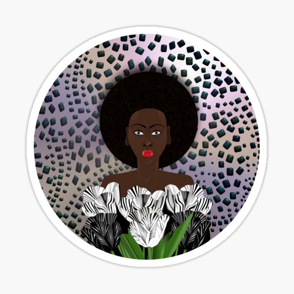 TULIP LADY. Sticker