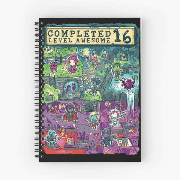 Item preview, Completed Level Awesome 16 Birthday Gamer designed and sold by norsedogstudio.