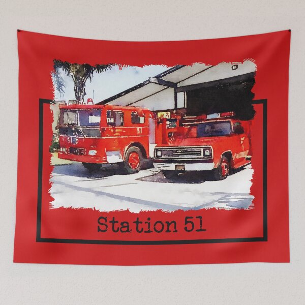 Item preview, Fire Station 51, Emergency TV Show, Firetruck designed and sold by DNiceGirl.