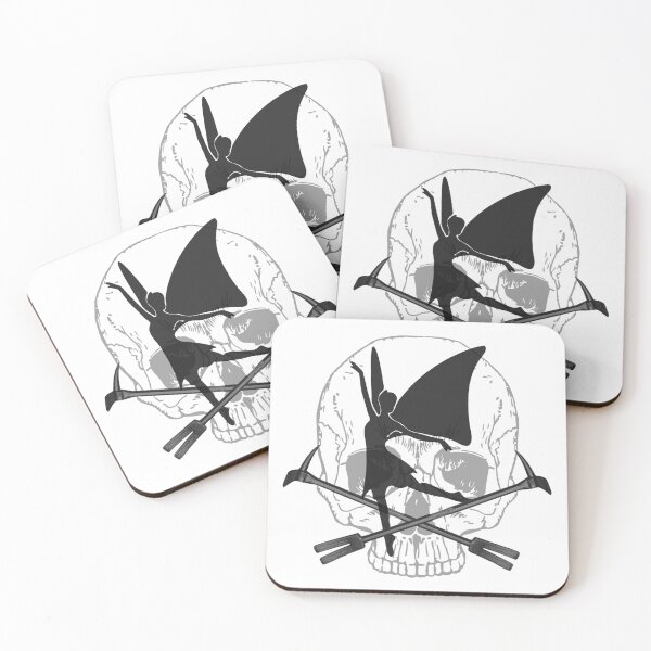Item preview, The Jinx Fairy black flag (skull & crossbones) designed and sold by Chris Philbrook.