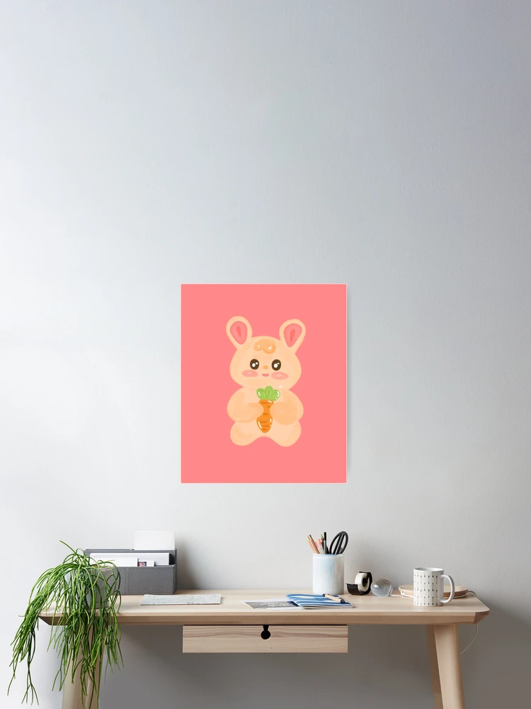 Thumbnail 2 of 3, Poster, Coco the Rabbit designed and sold by doubleRcorner.