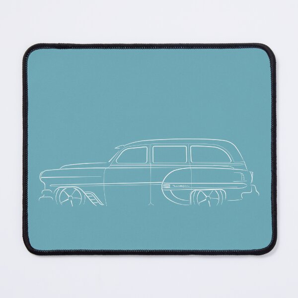 Item preview, 1954 Chevy Bel Air Wagon - profile stencil, white designed and sold by mal-photography.