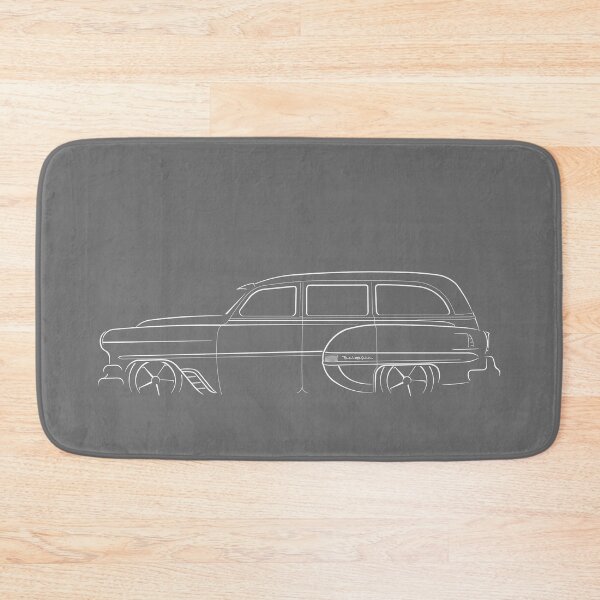Item preview, 1954 Chevy Bel Air Wagon - profile stencil, white designed and sold by mal-photography.