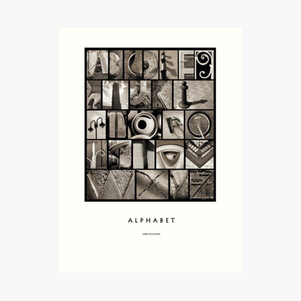 Alphabet Art Print