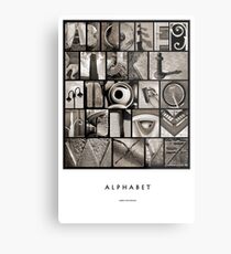 Alphabet Metal Print