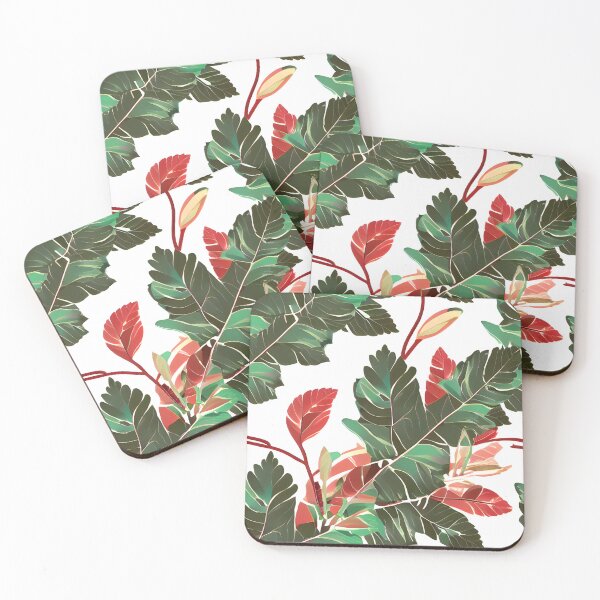 Item preview, tripical leaf floral pattern #16 designed and sold by supeart.
