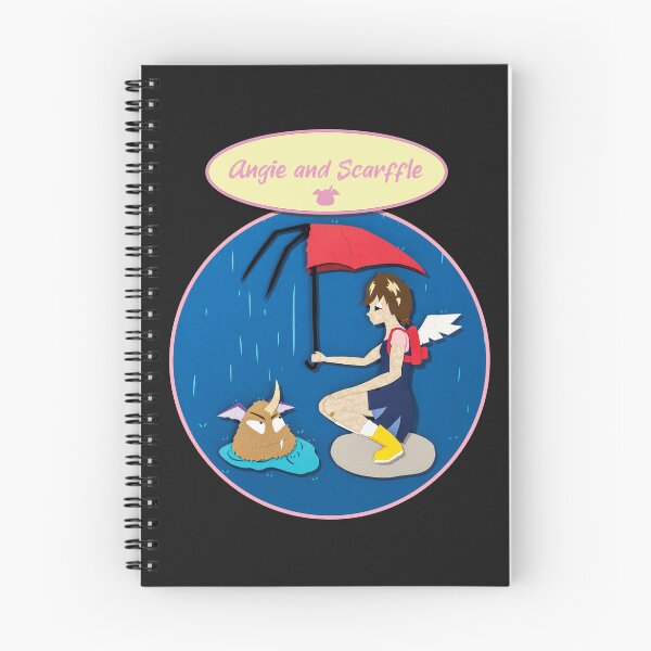 Item preview, Angie and Scarffle in the Rain designed and sold by JeffEllisonArt.