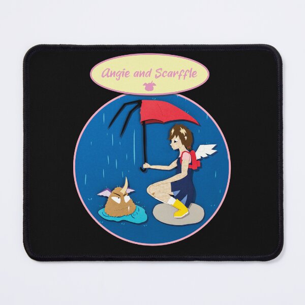 Item preview, Angie and Scarffle in the Rain designed and sold by JeffEllisonArt.