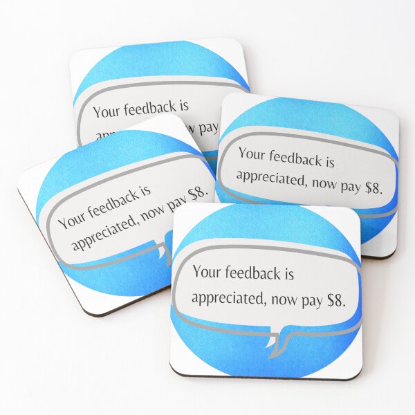 Item preview, Your Feedback Is Appreciated Now Pay $8 designed and sold by ArtzandDesignz.