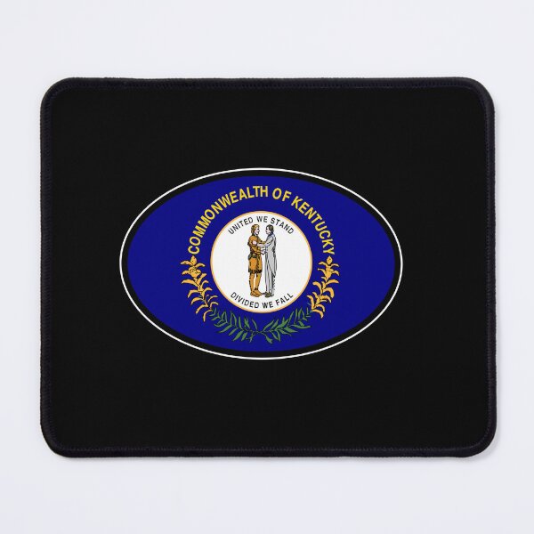 Item preview, Kentucky  State Flag Oval Travel Bumper Sticker for your Car or Luggage.  designed and sold by BBTravels.