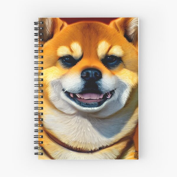 Aperçu de l'œuvre Portrait de Shiba Inu - peinture d'art de chien #41 créée et vendue par supeart.