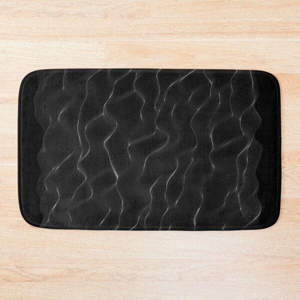 Item preview, PerlinLandscape-20221124-004 White on Black designed and sold by Rupert Russell.