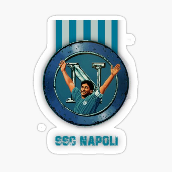 Set di 7 Stickers tifosi Napoli Calcio adesivi per Auto in vinile  prespaziato senza fondo