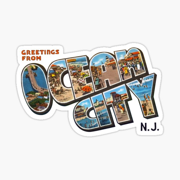 Item preview, Greetings from Ocean City, New Jersey designed and sold by reapolo.