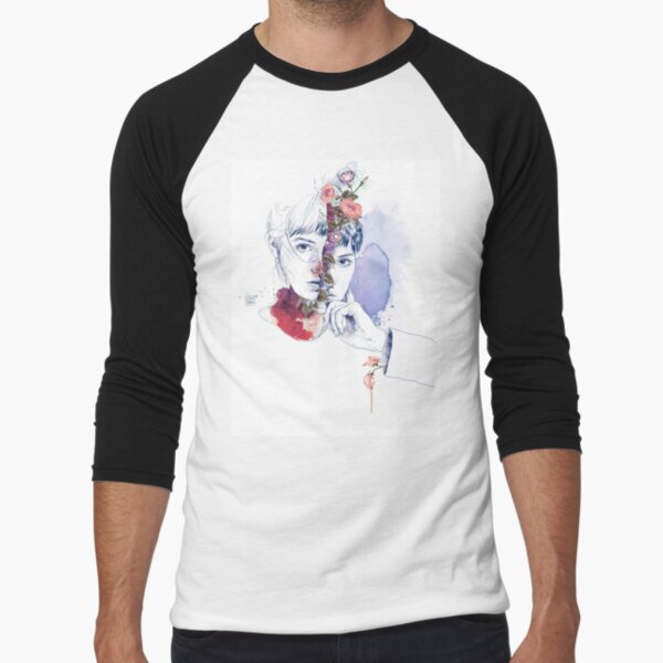 CELLULAR DIVISION by elena garnu Baseball ¾ Sleeve T-Shirt