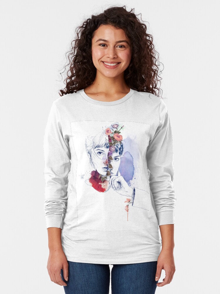 Alternate view of CELLULAR DIVISION by elena garnu Long Sleeve T-Shirt