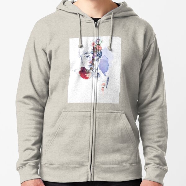 CELLULAR DIVISION by elena garnu Zipped Hoodie