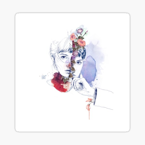 CELLULAR DIVISION by elena garnu Sticker