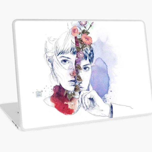 CELLULAR DIVISION by elena garnu Laptop Skin