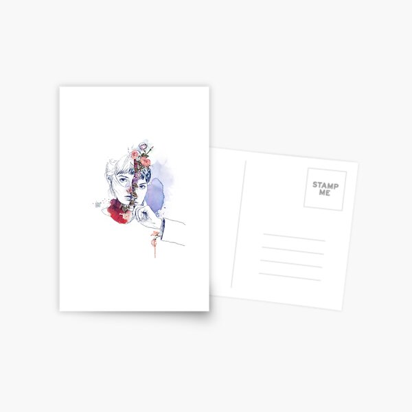 CELLULAR DIVISION by elena garnu Postcard